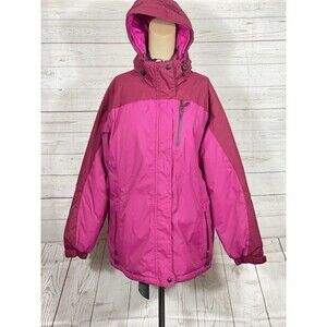 L.L.Bean Primaloft Pink Waterproof Winter Ski Parka Women’s Large